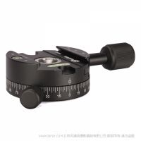 leofoto/徠圖 PAN-01 60毫米直徑加長旋鈕全景夾座，雅佳標準快裝