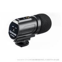 楓笛 Saramonic  SR-PMIC2記者采訪錄音麥克風立體聲電容式外接節(jié)目錄音話筒 立體聲 心型電容麥克風 相機麥克風 攝像機麥克風 