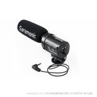 Saramonic楓笛 SR-M3 單反攝像機麥克風 微電影節(jié)目采訪錄音話筒定向型電容麥克風 實時監(jiān)聽專業(yè)音質提升