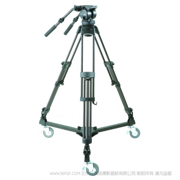 利拍 Libac LX10 Studio 專業(yè)攝像機(jī) 滑輪套裝 三腳架 云臺(tái)套裝 演播室 承重16kg