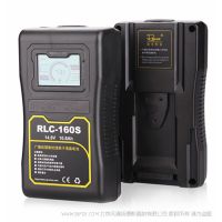 影宸 Rolux RLC-160S V口電池 適用攝像機(jī)單反相機(jī)監(jiān)視器led燈供電系統(tǒng)外接電池 適用于索尼系列 含LCD顯示屏