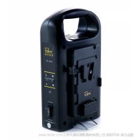 影宸 Rolux RL-2KS V口電池2路充電器 適用于索尼V口電池 攝像機(jī)監(jiān)視器供電系統(tǒng)LED燈外置供電充電器 便攜式充電器 