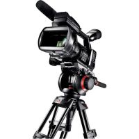 曼富圖 504HD+546GBK 三角架液壓云臺(tái)套裝 專業(yè)攝像機(jī)地置三腳架