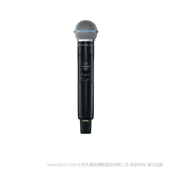 Shure 舒爾 SLXD2/B58 配備Beta®58A話筒頭的手持式發(fā)射機 SLXD24CN/B58套裝