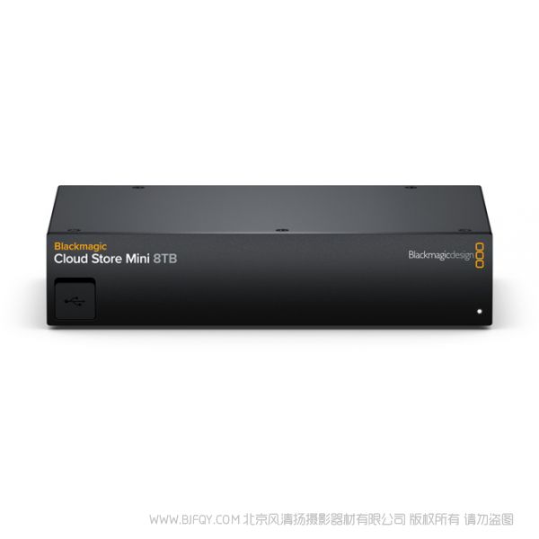 BMD Blackmagic Cloud Store Mini 8TB 是一款采用緊湊型機架式設(shè)計的高速網(wǎng)絡(luò)云存儲方案