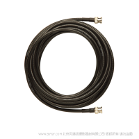 舒爾 Shure UA825 同軸電纜 BNC-BNC，RG8X/U型，50Ω，長25英尺（7.5米）。