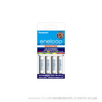 松下eneloop 愛(ài)樂(lè)普 愛(ài)老婆智能急速充電器高性能7號(hào)4粒電池套裝 K-KJ55MCC04C