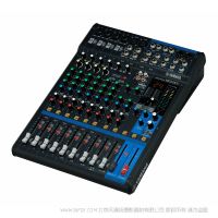 雅馬哈 YAMAHA MG12XU 模擬調(diào)音臺 12通道調(diào)音臺：6個話筒 / 12 個線路輸入 (4 個單聲道 + 4 個立體聲) / 2 編組母線 + 1 立體聲母線 / 2 AUX (包括 FX) 