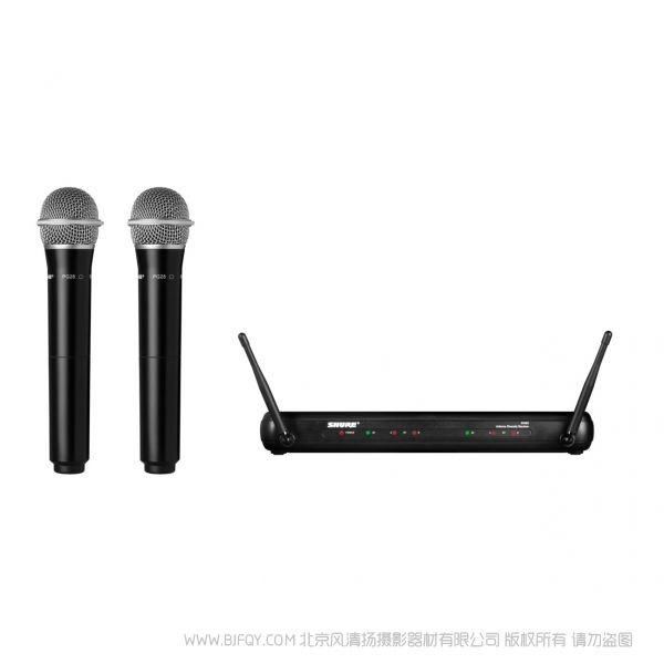 Shure 舒爾 SVX288/PG28 雙人聲無線系統(tǒng) 一拖二手持麥克風(fēng)套包