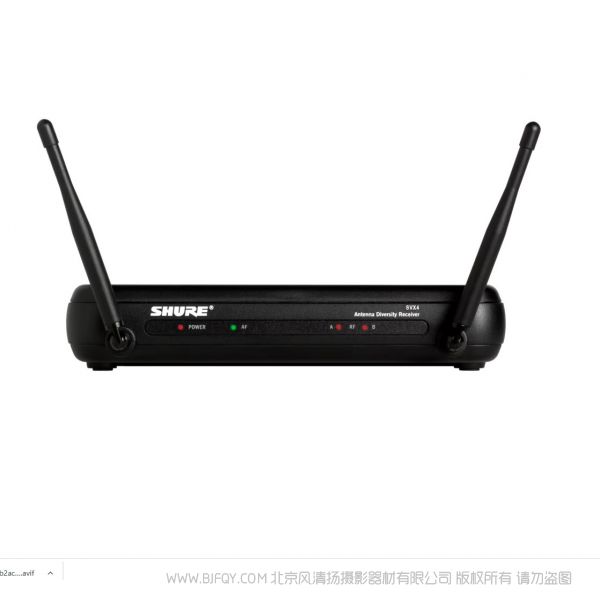 Shure 舒爾 SVX4 SVX單通道分集接收機(jī) 僅支持一拖一 SLX4L帶邏輯功能的無線接收機(jī)