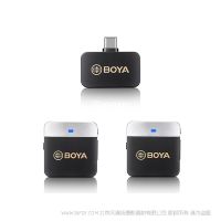 BOYA 博雅 BY-M1V4 2.4GHz雙通道無線麥克風(fēng)系統(tǒng)  USB-C 一拖二