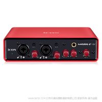 艾肯 iCON MobileU(Dyna)  移動聲卡 Typec電腦調(diào)音臺 ProAudio MobileU Dyna USB音頻接口提供了音頻輸入和輸出模塊