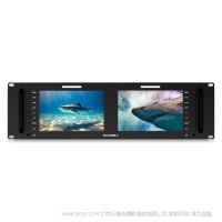 D71 PLUS-H 3RU 7英寸雙聯(lián)機柜式監(jiān)視器4K HDMI全高清1920x1200IPS屏