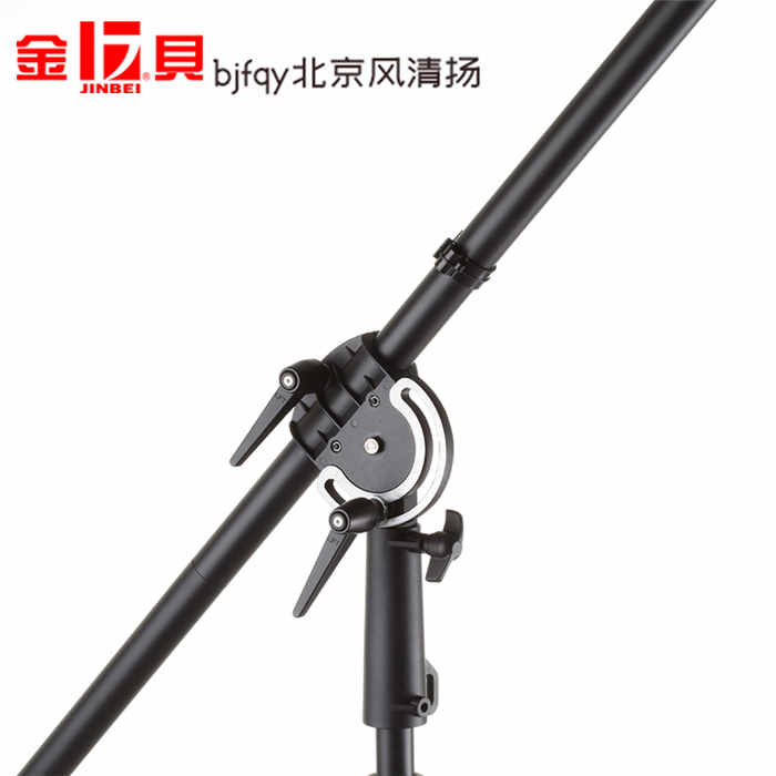 金貝BM185專業(yè)大號(hào)頂燈架攝影燈支架閃光燈橫臂架橫桿含配重輪