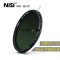 可調(diào) ND鏡 減光鏡 中灰鏡 nisi耐司ND4-500 72mm 濾鏡 中灰密度鏡