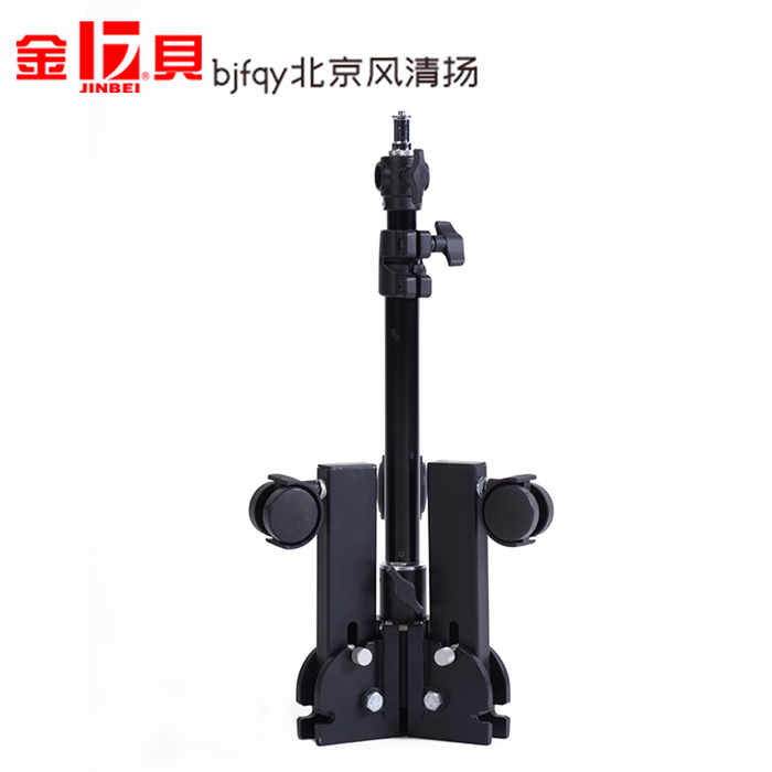 金貝兩用專業(yè)背景燈架攝影棚地?zé)艏蹹DJ70滑輪折疊燈架影室燈配件